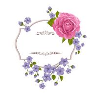Background with roses Vector illustration Mothers Day card N3