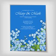 Floral decorative wedding or invitation design N2