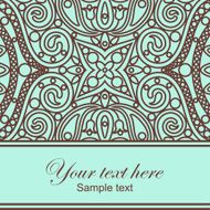 orient lace card