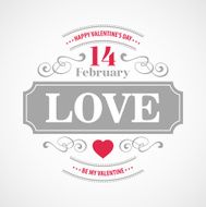 Typography Valentine&#039;s Day cards N26