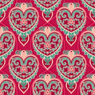 dark pink hearts