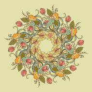 Floral decor N219