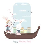 Bunnies in gondola