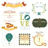 Save the date tag