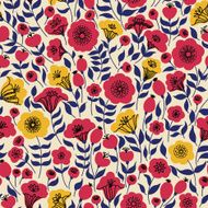Yellow and pink flowers