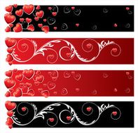 Valentine&#039;s Day Banners N21