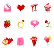 St Valentine&#039;s Day icons N3