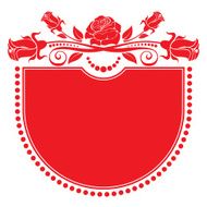 background with a ornamentation of roses N2