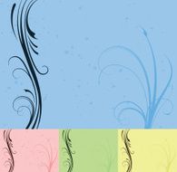 floral grunge background N4