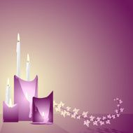 Candles and ivy N2