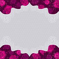 color valentine background with roses N2