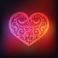 Ornamental Heart Love N7