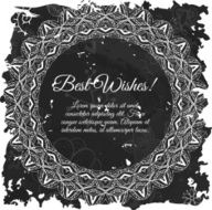 Vector vintage chalkboard background N2