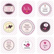 Valentine&#039;s Day labels N10