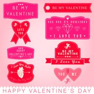 Valentine&#039;s Day labels N11