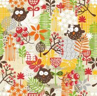 Texture with owls