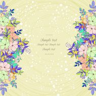 Floral decor N228