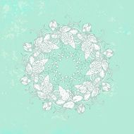 Floral decor N236