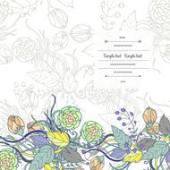 Floral decor N239
