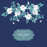 Floral card N85