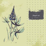 Floral card N88