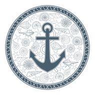 anchor and seashells N2