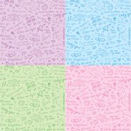 hand drawn seamless patterns N3
