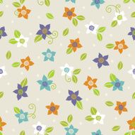floral seamless pattern N745