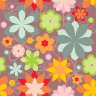 Seamless floral background N333