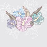 cute floral illustration