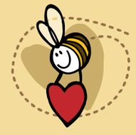 Bee with Heart N4