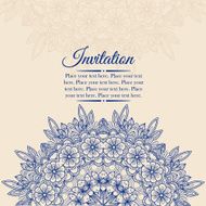 Elegant vintage background with lace ornament N3