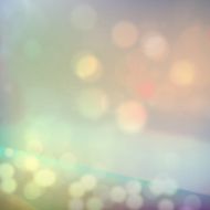 Lights highlights effect blurred background