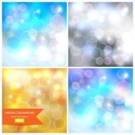 Set Abstract bokeh background