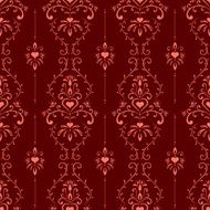 Seamless romantic vintage pattern N2