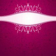 pink background with decorative ornaments N2