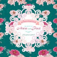 Wedding Invitation (Peony)