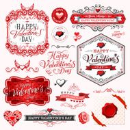 Valentine&#039;s Day labels N12