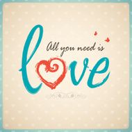 Vintage Love Lettering