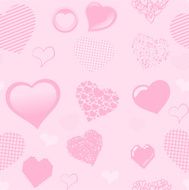Seamless background - Hearts shape N2