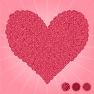 Heart of flowers N11