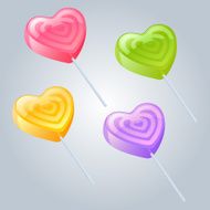 Heart-Shaped Lollipops