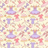 Pattern with ballet school elements N2