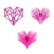 geometric hearts N5