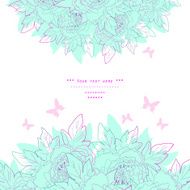 Beautiful flowers in vector Hand drawn vector illustration N2