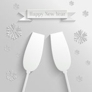 Abstract Background with Two Glasses of Champagne N2