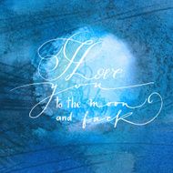 I love you to the moon and back N16
