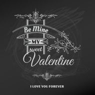 vintage valentine&#039;s day card N5
