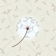 Dandelions Seamless Background N3