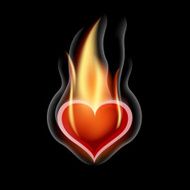 Burning heart N22